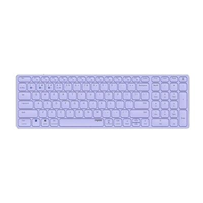 Rapoo E9700M clavier RF sans fil + Bluetooth QWERTZ Allemand Lilas