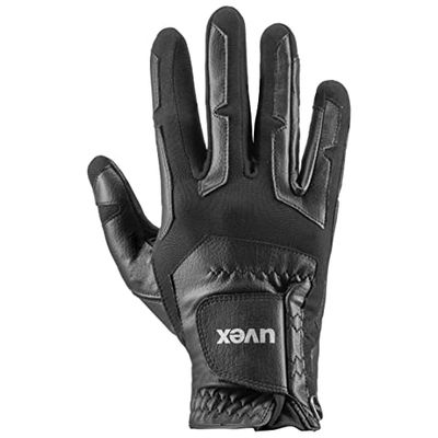 uvex ventraxion plus - flexibel ridhandske för dam och herr - hållbar - optimal ventilation - black - 7-8