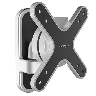 PureMounts STYLE-23A Suporte de parede para TV com 33-69 cm (13-27"), VESA: 100 x 100, inclinável: +/-15 °, orientável +/-30 °, distância da parede: 97 mm, carga máxima: 15 kg, preto