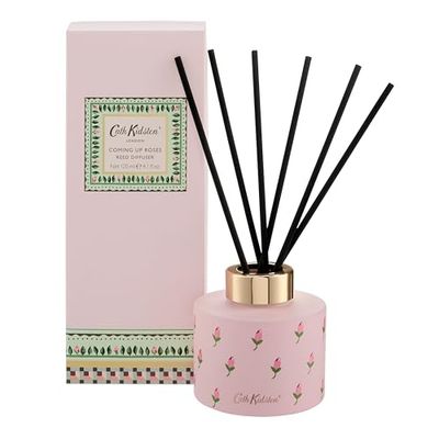 Cath Kidston Scented Reed Diffuser 120ml Pink, Citrus Scents of Mandarin and Bergamot, Lasts 8 to 12 weeks, Cruelty Free and Vegan Friendly, Housewarming Gift, Home Fragrance Collection