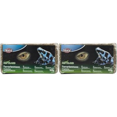 Trixie Sphagnum Moss tropicale terrario substrato Brick, 100g (Confezione da 2)