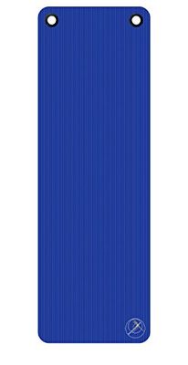 Trendy Sport Trainingsmat - ProfiGymMat - therapiemat met oogjes - 180 x 60 x 1,5 cm, blauw