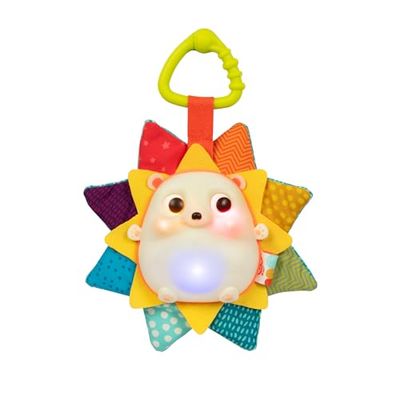B. toys by Battat- RainGlow Buddy-Erizo Iluminado B. MUSICAL LIGHT-UP BABY TOY, Color yellow, M (62243443792)