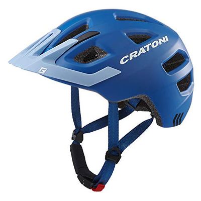 Cratoni Maxster, Casco da Bicicletta Unisex-Adulto, Blu/Heaven Opaco, XXS