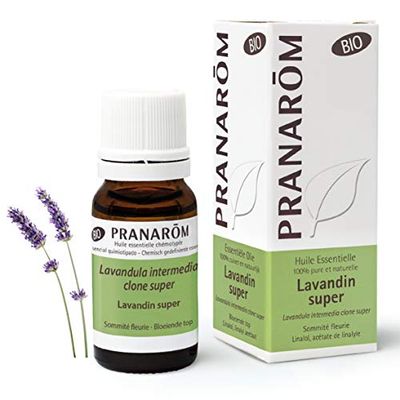 Pranarom - Lavandin Super Bio- Olio Essenziale Chemiotipizzato - Rilassamento e Recupero - 100% Puro e Naturale - HECT - 10 ml