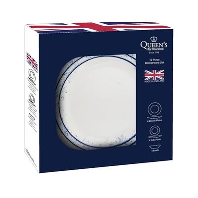 Queens By Churchill Sieni Dapple 12 Piece Dinner Set