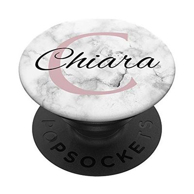 PopSockets Chiara Pink Monogram Lettera C Girls in Personalizzare Supporto e Impugnatura per Smartphone e Tablet