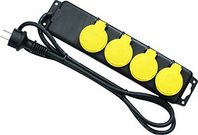 Voltman DIO013050 Extensão de tomadas (estanque, 4 tomadas 2P + T, 16 A)