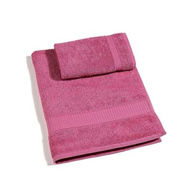 Caleffi Oceano Handduk med gäst, Bomull, Fuxia, Standard, 55681, Caleffi