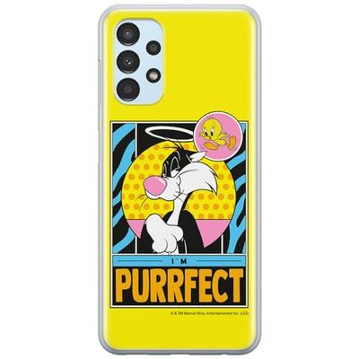 ERT GROUP mobiel telefoonhoesje voor Samsung A13 4G origineel en officieel erkend Looney Tunes patroon Sylvester & Tweety 006 aangepast aan de vorm van de mobiele telefoon, hoesje is gemaakt van TPU