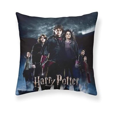 BELUM | Harry Potter Cushion Cover Size: 50 x 50 cm – Model: Goblet of Fire A – Fabric: Half Panama 100% Cotton, 250 g.