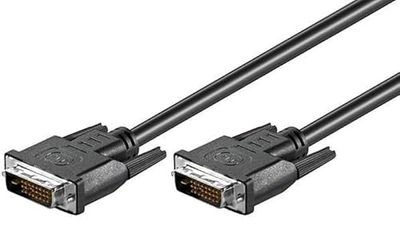 Microconnect DVI-D 24+1-Pin 0,5 m M-M Black Marca