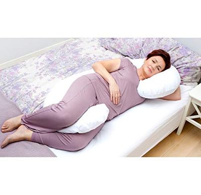 Motherhood 5901323922688 förvaringskudde medical-C, ergonomisk sidokudde, anti-kubitus, överdrag av 100% bomull vattentät och ventilerande!