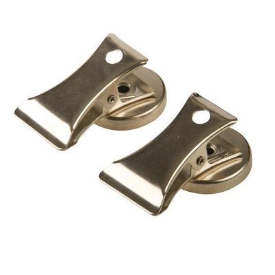 Q-Connect Zilveren Heavy Duty Bulldog Clip (Pack van 2)