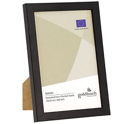 goldbuch Skandi 15 x 20 cm, Simple véritable, Poser, Bois avec Support Mural, Cadre Photo Blanc