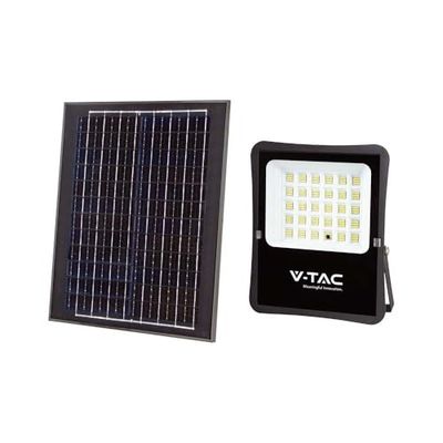 Spot LED solaire - Lumière de 300 W, 6 400 K, idéal pour l'extérieur, efficace et écologique, installation facile, résistant aux intempéries