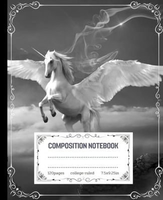 COMPOSITION NOTEBOOK: unicorn horse