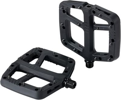 BBB cykelavkodare MTB-pedaler – mountainbike-pedaler – starkt grepp och justerbara stift – kompositplattformspedaler för cykling – mattsvart – BPD-37