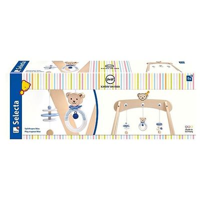 Selecta-Bear 64307 Steiff-Trayectoria de Madera (59 cm), Color Azul, Schmidt Spiele GmbH