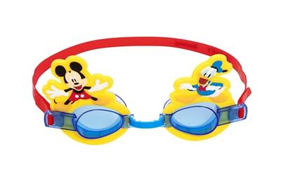 BESTWAY Gafas de Natación para Niños Disney Jr. Mickey & Friends 16x8,5x3,5 cm Multicolor