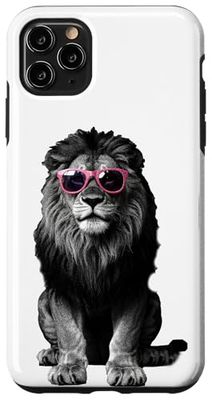 Halftone Lion Lunettes de Soleil Lions Coque pour iPhone 11 Pro Max