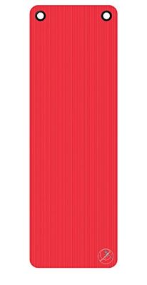 Trainingsmat - Trendy Sport ProfiGymMat - therapiemat met oogjes - 180 x 60 x 1,5 cm, rood