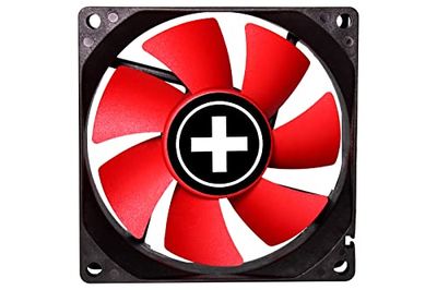 Xilence XPF80.R.PWM Boitier PC Ventilateur 8 cm Noir, Rouge