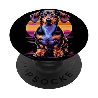 Dachshund Dachshund Dachshund Teckel PopSockets PopGrip Adhesivo