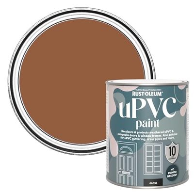 Rust-Oleum uPVC Door and Window Paint in Gloss Finish - Terracotta 750ml