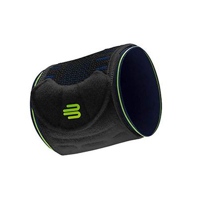 BAUERFEIND, 1 Muñequera Deportiva Unisex, Muñeca Izquierda o Derecha, para Entrenamiento y competición, Talla S/M, Negro, 11459471170011