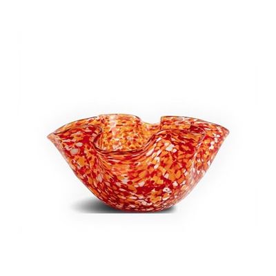 ByON Bowl Cara S 5280605266 Bol à céréales en verre Orange 17 x 9 cm