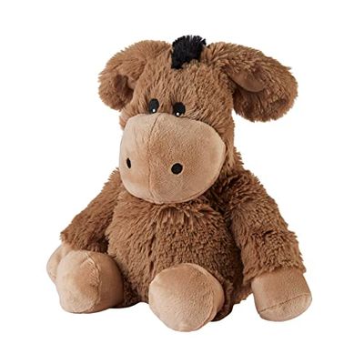 Warmies Peluche entièrement chauffante parfumée à la lavande française – Âne, taille M (CP-Don-1)