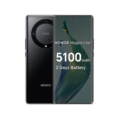 HONOR HonorMagic5 Lite 5G 256GB Midnight Black Zwart