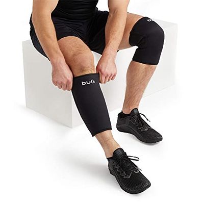Bulk Genouillères De Qualité Supérieure, Knee Sleeves, Noire, XL