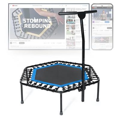 SportPlus Trampolim Fitness com cabo regulável para cama elástica para adultos