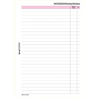 Bind B-2610 - Inserto a quadretti con 50 fogli, inserto in formato A6, inserti di ricambio per agenda di sistema, agende di manager, organizzatore e calendario con 6 fori