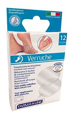 Farmaline - Parche Feet Verruche - Paquete de 12 unidades - 500 g