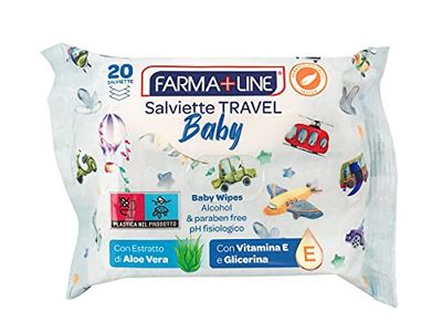 Farmaline - Toallitas de bebé con aloe (20 unidades)