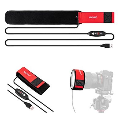 NEEWER Chauffe-objectif USB 12"/300mm pour DSLR Caméra et Télescope,3 Réglages de Régulateur de Température,Anti-rosée,Anti-brouillard et Anti-condensation pour l'astrophotographie de Caméra Télescope