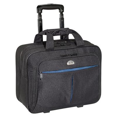 PEDEA business trolley "Premium Air" rolling case for laptops up to 17.3 inches (43.9 cm) with overnight compartment, black