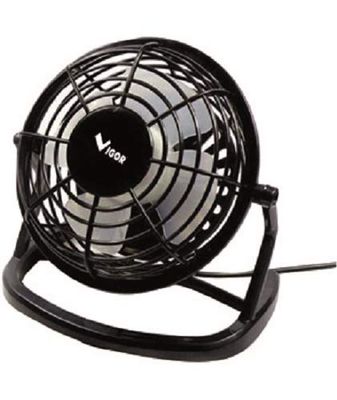 Vigor Mini-tafelventilator met USB-aansluiting Watt 2,5