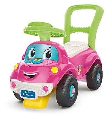 Clementoni - 17746 - Sofia Pronti Via 3 en 1 - Máquina de Montar a Caballo, Altavoz electrónico, Primeros Pasos, Luces y Sonidos, Juego para niños 1 año - Fabricado en Italia