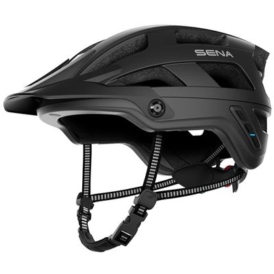 Casque de VTT à Intercom - Sena M1 / M1 Evo (M1 ver2, Noir Mat, Taille L)