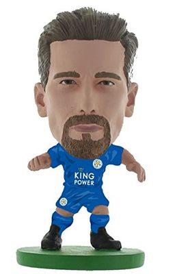 SoccerStarz Leicester Adrien Silva Home Kit (classico), verde, 5 cm