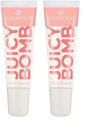 ESSENCE BRILLO DE LABIOS JUICY BOMB 101 LOVELY LITCHI (Confezione da 2)