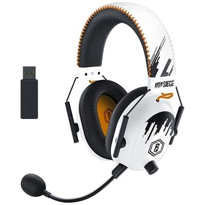 Razer BlackShark V2 Pro - Wireless Premium Esports Gaming Headset (HyperSpeed Wireless Technology, TriForce Titanium 50 mm Drivers, HyperClear Supercardioid Mic) Rainbow 6 Siege