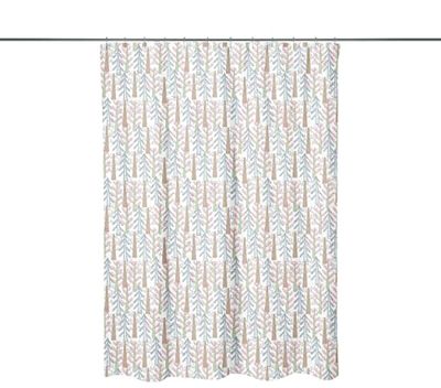 Bonamaison Tenda da Doccia Impermeabile, Resistente alle Muffe, Facile da Pulire, Tenda da doccia Stampata Digitalmente, Lavabile, Dimensioni 150x200, 1 Pezzo - Prodotto e Progettato in Turchia