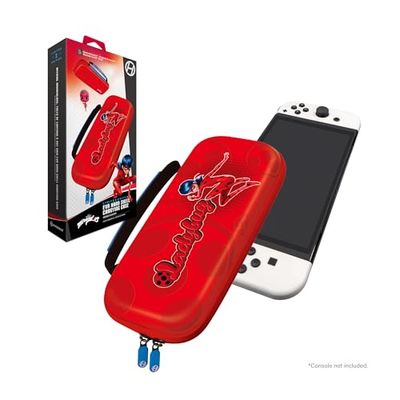 Hyperkin Officiële Miraculous EVA Hard Shell Draagtas (Ladybug), Lieveheersbeestje, Eva Hard Shell Casing biedt een stevige verdedigingslinie!