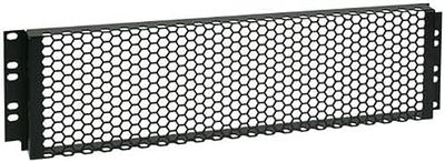 Adam Hall 19" Parts 87447 - Copertura metallica perforata da 19” 3 U, perforazione grossolana