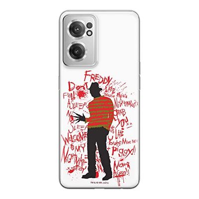 ERT GROUP mobiltelefonfodral för Oneplus NORD CE 2 originalt och officiellt licensierat Horror mönster Nightmare of Elm Street 010, fodral tillverkad av TPU-plast